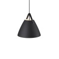 Designerska lampa wisząca Strap 36, czarna - DFTP by Nordlux