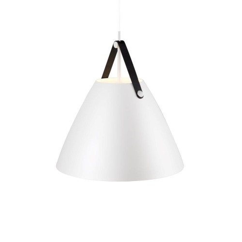 Biała lampa sufitowa Strap 48 DESIGN FOR THE PEOPLE BY NORDLUX