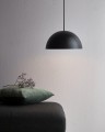 Czarna metalowa lampa wisząca nad stół nowoczesna lampa sufitowa Ellen 30 NORDLUX