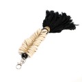 Brelok do kluczy Macrame Black BAZAR BIZAR