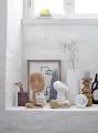 Nowoczesna dekoracja rzeźba z drewna z recyklingu BLOOMINGVILLE