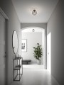 Lampa sufitowa na korytarz do przedpokoju Alton Loft z ciemnego szkła NORDLUX