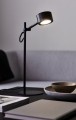 Czarna nowoczesna lampa stołowa Clyde NORDLUX
