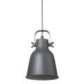Czarna metalowa lampa wisząca w stylu industrialnym Adrian 16 NORDLUX