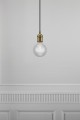 Lampa sufitowa przewód oprawka do abażurów wiszących Avra Brass NORDLUX