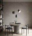 Szara lampa sufitowa wisząca nad stół do jadalni do salonu i kuchni Angle DESIGN FOR THE PEOPLE BY NORDLUX