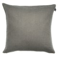 Duża szara poduszka dekoracyjna 50x50 Sunshine z lnu HIMLA