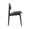 Krzesło drewniane czarne NY11 dąb Black - Norr11
