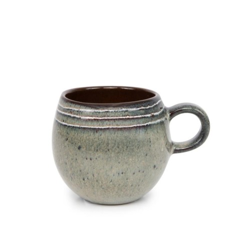 Zestaw 6 sztuk kubek Comporta M w kolorze szarym BAZAR BIZAR