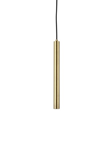 Mosiężna złota lampa wisząca tuba Pipe One40 z mosiądzu NORR11