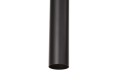 Czarna lampa sufitowa tuba Pipe Two48 z żelaza NORR11