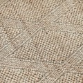 Naturalny dywan chodnik Mara 130x85 w romby z juty i bawełny - HOUSE DOCTOR
