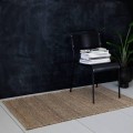 Naturalny dywan chodnik Mara 130x85 w romby z juty i bawełny - HOUSE DOCTOR