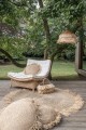 Duża lampa sufitowa Abaca Hoola L z trawy BAZAR BIZAR
