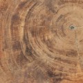 Czarny stolik stołek Tribe z drewna teak BAZAR BIZAR