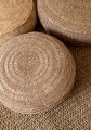 Duży naturalny dywan 180x240 ze sznurka Fringed z rafii BAZAR BIZAR
