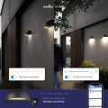 Kinkiet zewnętrzny z czujnikiem ruchu lama zewnętrzna sterowana telefonem Arcus Smart Led szary NORDLUX