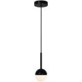 Czarna lampa sufitowa wisząca zwis pojedynczy Contina NORDLUX