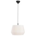 Lampa sufitowa Dicte 40 z białym plisowanym kloszem NORDLUX