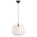 Elegancka lampa sufitowa Dicte 40 z białym plisowanym kloszem NORDLUX