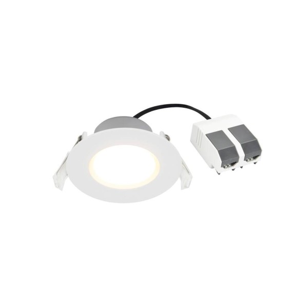 Oczko sufitowe do łazienki IP65 do zabudowy led Siege Downlight  1-kit białe NORDLUX