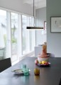 Lampa wisząca nad stół do jadalni lampa wisząca listwa led Skylar czarna NORDLUX