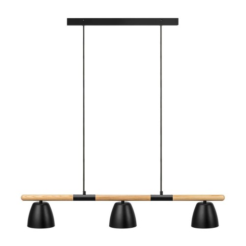 Lampa wisząca Theo drewno jesion metal NORDLUX