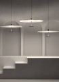 Duża lampa sufitowa wisząca Dot 600 mosiądz Led ze ściemniaczem LUMINA