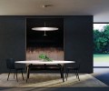 Duża lampa sufitowa wisząca Dot 600 mosiądz Led ze ściemniaczem LUMINA