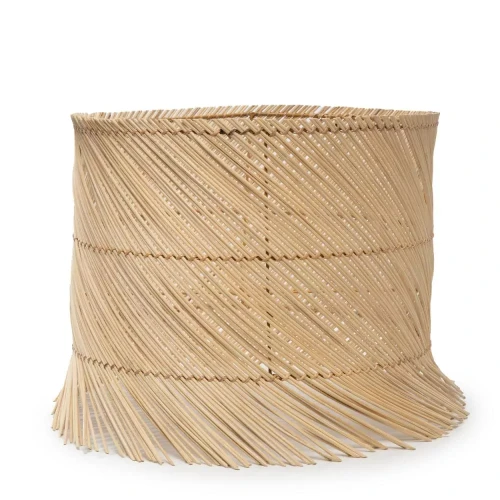 Rattanowy abażur do lampy stojącej BAZAR BIZAR