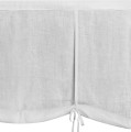 Linen curtain for kitchen and bathroom 110x120 Sunshine 18th CENTURY white - Himla