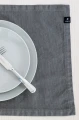 Podkładki pod talerze materiałowe szare ciemne 6-pak Weekday HIMLA