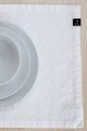 Podkładki pod talerze materiałowe białe 6-pak Weekday HIMLA