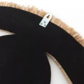 Raffia eye decorative mirror - Bazar Bizar