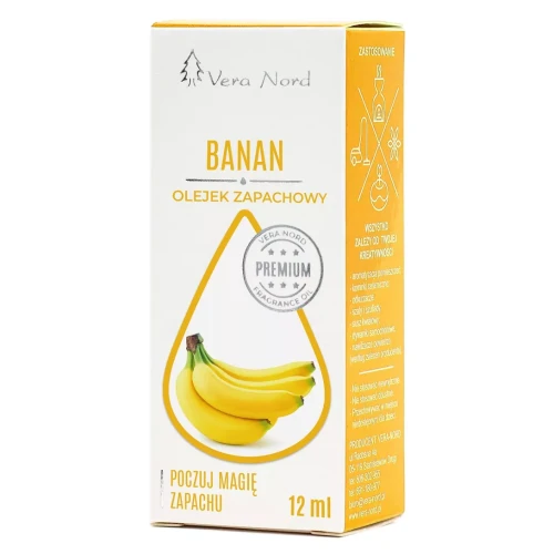 Olejek bananowy 12 ml olejek zapachowy VERA NORD