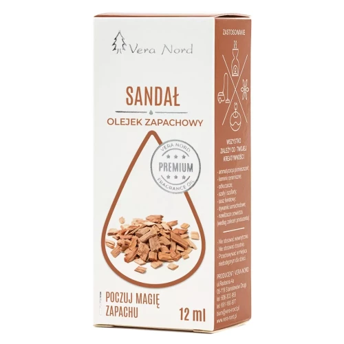 Olejek sandałowy 12 ml olejek zapachowy VERA NORD