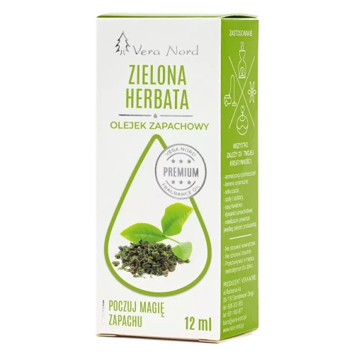Olejek z zielonej herbaty 12 ml olejek zapachowy VERA NORD