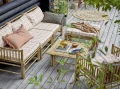Bamboo sofa Korfu left module - Bloomingville