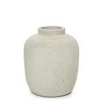 Grey terracotta decorative vase Peaky L - Bazar Bizar