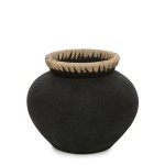 Black vase jar Styly M - Bazar Bizar
