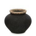 Black vase jar Styly L - Bazar Bizar