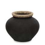 Black vase jar Styly L - Bazar Bizar