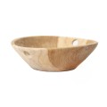 Teak wooden bowl with holes - Bazar Bizar