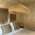 Abażur rattanowy do lamp sufitowych wiszących Cloud XXL, naturalny - Bazar Bizar