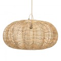 Duży abażur do lampy wiszącej rattanowy BAZAR BIZAR