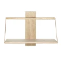 Półka na ścianę drewniana dąb naturalny Wood Wall 45 - Andersen Furniture
