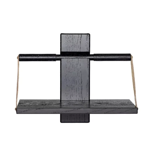 Półka na ścianę drewniana dąb czarny Wood Wall 30 - Andersen Furniture