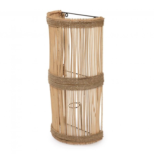 Jalal rattan wall lamp shade - Bazar Bizar