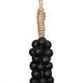 Chwost zawieszka Black Wood Cotton Tassel BAZAR BIZAR