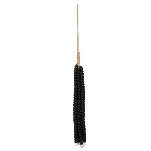 Chwost zawieszka Wooden Beads Tassel Black BAZAR BIZAR